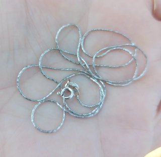 Collana Oro Bianco 750