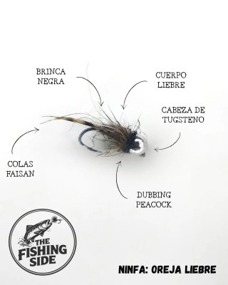 Ninfas para pesca a mosca