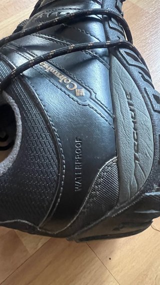 Zapatos de montaña Columbia Piel Negro/Gris