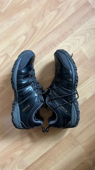 Zapatos de montaña Columbia Piel Negro/Gris