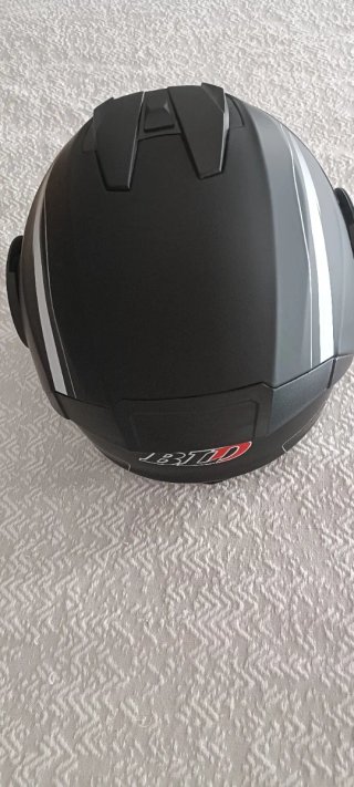 Casco de Moto BLD Negro y Rojo