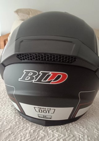 Casco de Moto BLD Negro y Rojo