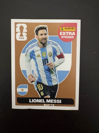 Cromo Extra Bronce Messi Mundial 2026