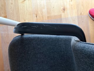 Silla de oficina Ikea gris sin ruedas