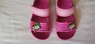 Chanclas Niña Rosas con Dibujo