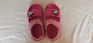 Chanclas Niña Rosas con Dibujo