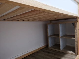 Cama Alta Kura IKEA Madera