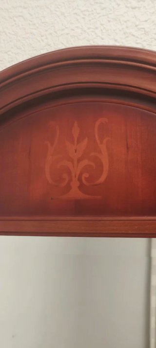Espejo de cómoda de madera