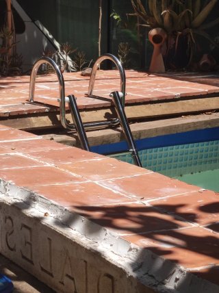 Escalera GOPLUS Acero Inoxidable Piscina