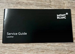 Portafoglio/Porta Carte Montblanc Pelle Nera