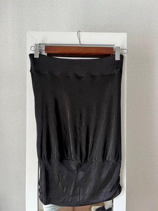 Top vintage negro con pedrería Talla M