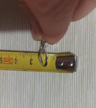 Ciondolo Croce Oro Bianco 750