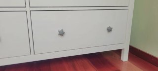 Cómoda Ikea Hemnes de 8 cajones, tinte blanco, 160