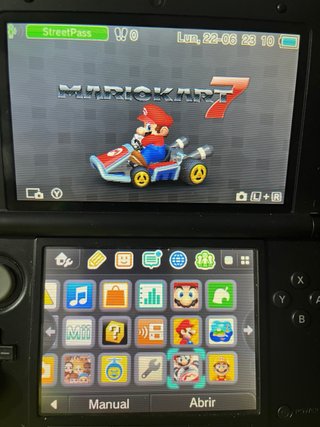 Nintendo 3DS XL Blu + 5 Giochi + Custodia Zelda