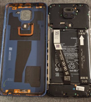 Redmi Note 9 para repuesto