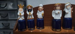 Juego de 8 dedales decorativos