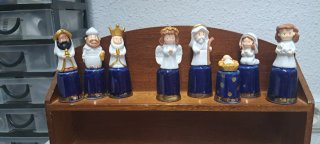 Juego de 8 dedales decorativos