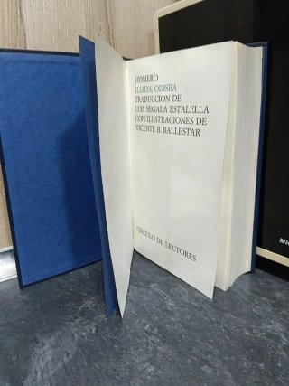 Libro  Homero iliada odisea