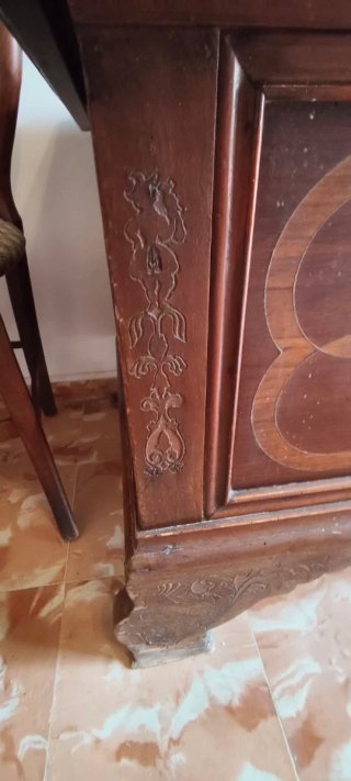 Arcón antiguo madera maciza