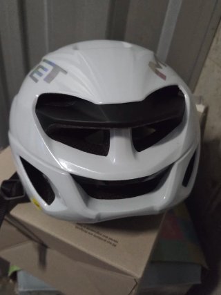 MET Casco RIVALE MIPS Blanco Brillo