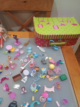 Lote Juguetes Niña Muñecas Accesorios