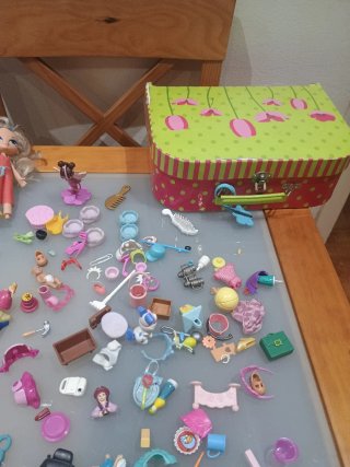 Lote Juguetes Niña Muñecas Accesorios
