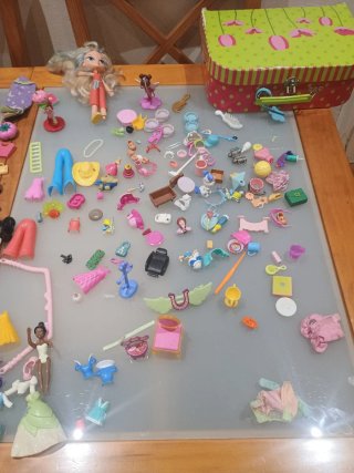 Lote Juguetes Niña Muñecas Accesorios