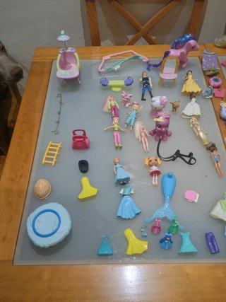Lote Juguetes Niña Muñecas Accesorios