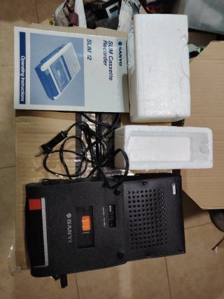 Sanyo Slim Line 12 reproductor Grabadora Cassette