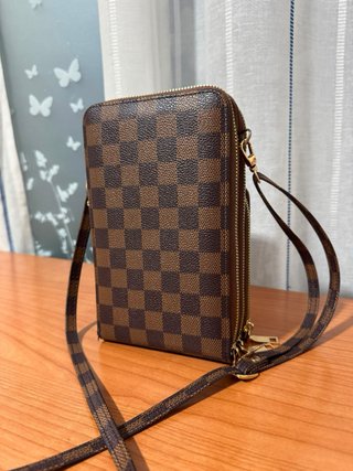 Bolso bandolera tipo cartera Damier