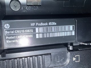 Portátil HP para piezas