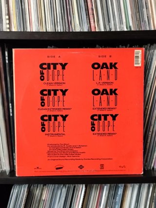 Vinilo Rap Too Short - City Of Dope/Oakland 12"