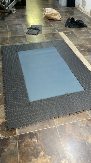 Losetas de gomaespuma y colchoneta de foam