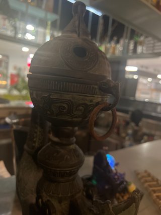 Figura pájaro asiático antiguo de origen china