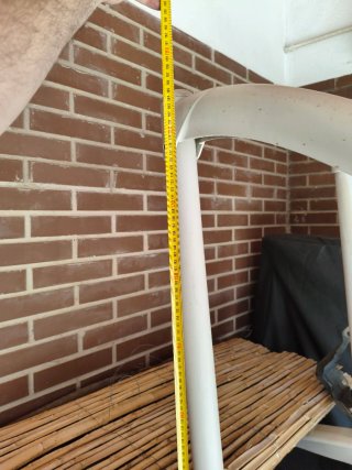 Escalera Piscina Plástico Blanca 4 peldaños