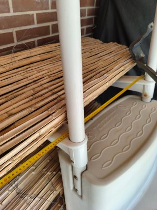 Escalera Piscina Plástico Blanca 4 peldaños