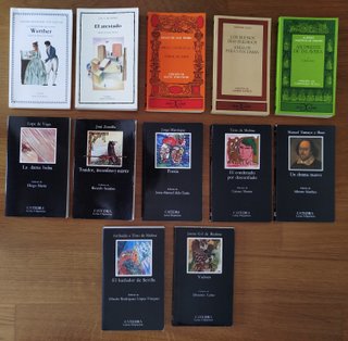 6€ x libro. Castalia. Cátedra. Hispánicas