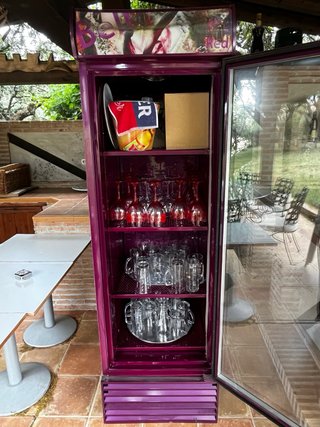 Nevera expositora morada