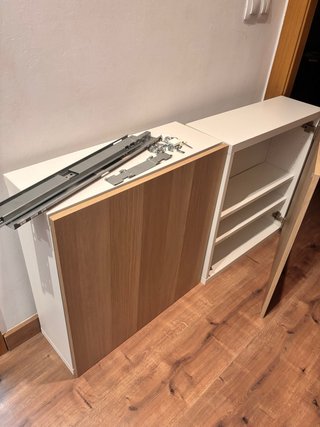 Mueble Almacenaje Besta/Lappviken Roble