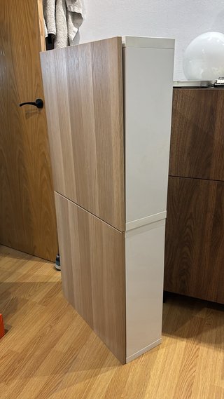 Mueble Almacenaje Besta/Lappviken Roble