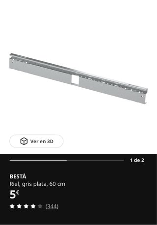 Mueble Almacenaje Besta/Lappviken Roble