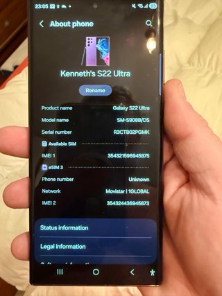 Samsung Galaxy S22 Ultra bordeaux