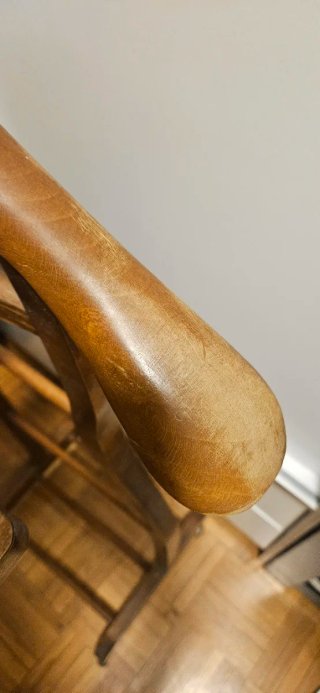 Galán de noche madera y metal