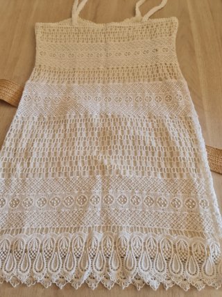 Vestido Zara Crochet Talla S