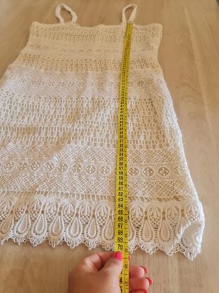 Vestido Zara Crochet Talla S