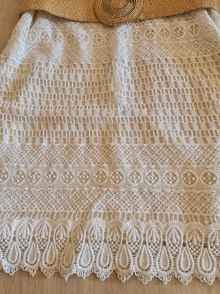 Vestido Zara Crochet Talla S