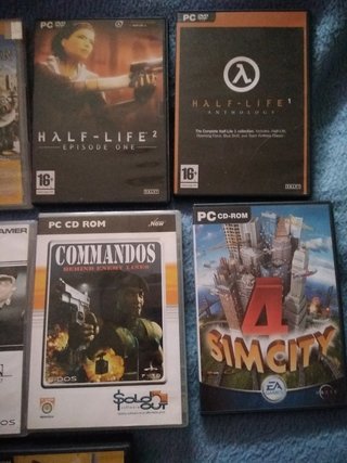 Conjunto de 9 jogos PC CD-ROM