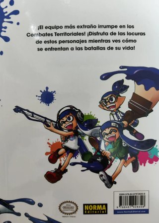 Lote de mangas de la saga de videojuegos Splatoon.