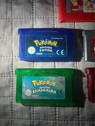 Lote 4 Cartuchos Pokemon Game Boy (GBA)