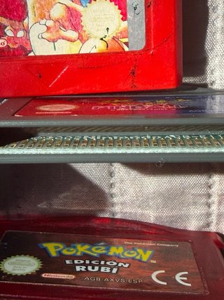 Lote 4 Cartuchos Pokemon Game Boy (GBA)